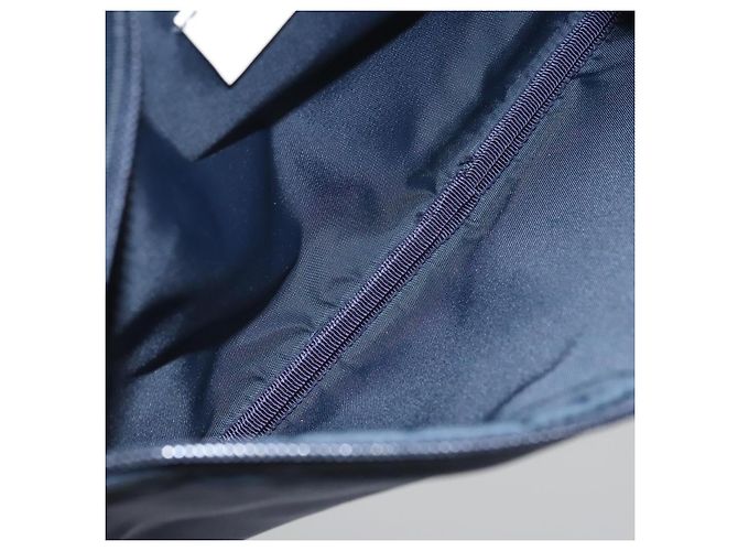 Pouch GUCCI Nylon Navy Silver Auth bs22200 Argento Blu navy - vista 16