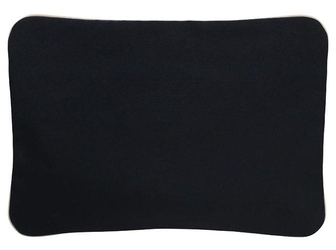 Pouch GUCCI Nylon Navy Silver Auth bs22200 Argento Blu navy - vista 3