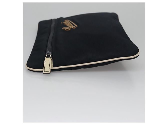 Pouch GUCCI Nylon Navy Silver Auth bs22200 Argento Blu navy - vista 5