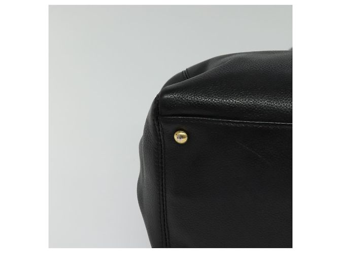 Executive CHANEL Borsa Tote Esecutiva Borsa in Pelle Caviar Nera Oro CC Auth bs22257 Nero D'oro - vista 10