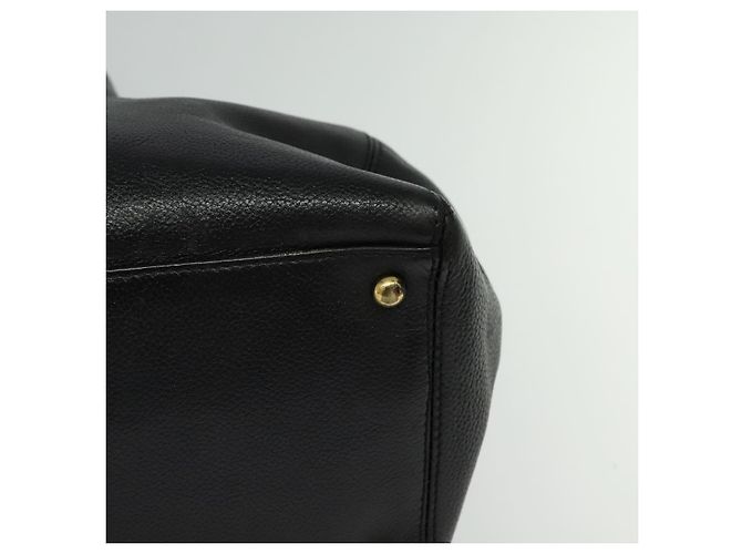 Executive CHANEL Borsa Tote Esecutiva Borsa in Pelle Caviar Nera Oro CC Auth bs22257 Nero D'oro - vista 11