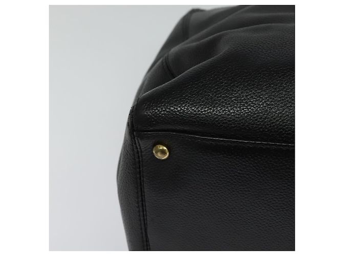 Executive CHANEL Borsa Tote Esecutiva Borsa in Pelle Caviar Nera Oro CC Auth bs22257 Nero D'oro - vista 12