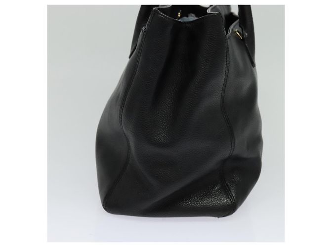 Executive CHANEL Borsa Tote Esecutiva Borsa in Pelle Caviar Nera Oro CC Auth bs22257 Nero D'oro - vista 5