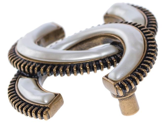 Gioielli CHANEL CC in Metallo Bianco - 102493 - vista 5