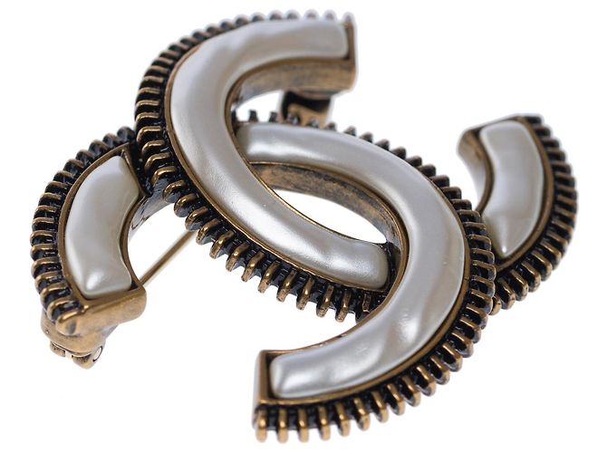Gioielli CHANEL CC in Metallo Bianco - 102493 - vista 7