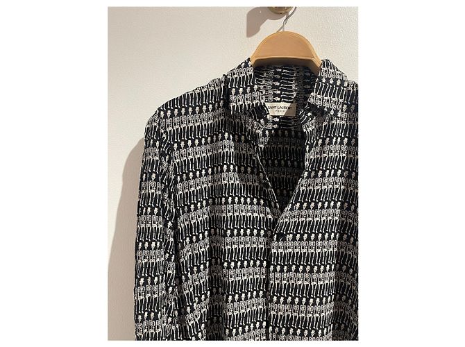 SAINT LAURENT Top T.International S Sintetico - vista 3