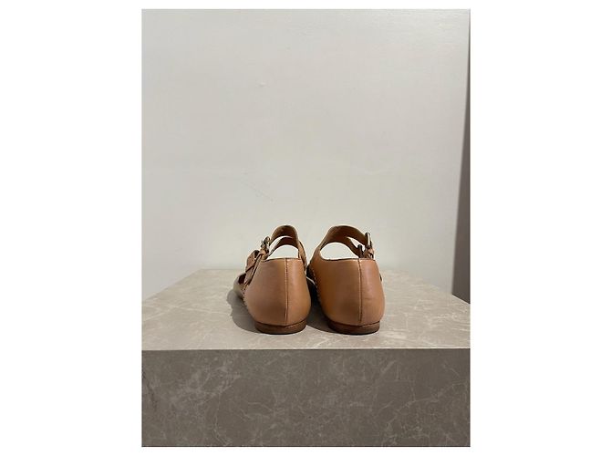 Chloé CHLOE Bailarinas T.EU 37 Cuero Beige - vista 3