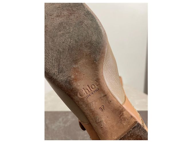 Chloé CHLOE Bailarinas T.EU 37 Cuero Beige - vista 5