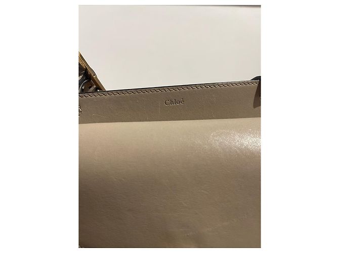 Georgia Chloé CHLOE Borse T. Pelle Beige - vista 7