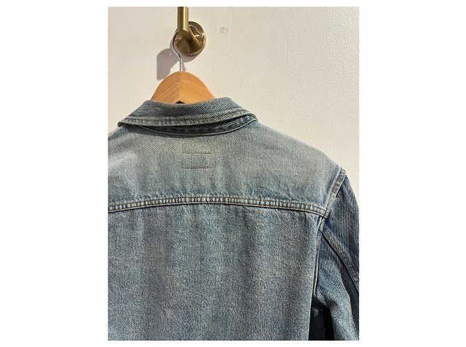 Chaqueta SAINT LAURENT T.International S de algodón Azul - vista 5