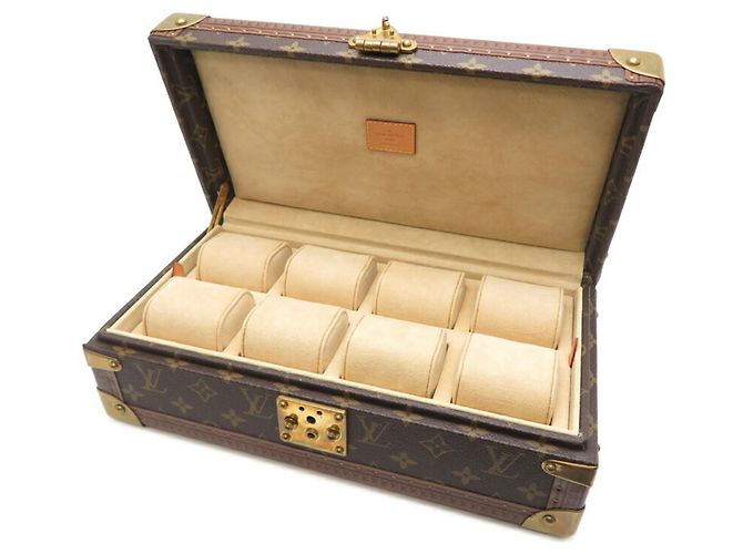 Cofanetto per 8 orologi Louis Vuitton Marrone - vista 7