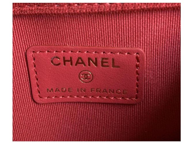 Mini borsa Chanel mademoiselle senza tempo nera in jersey Nero - vista 9