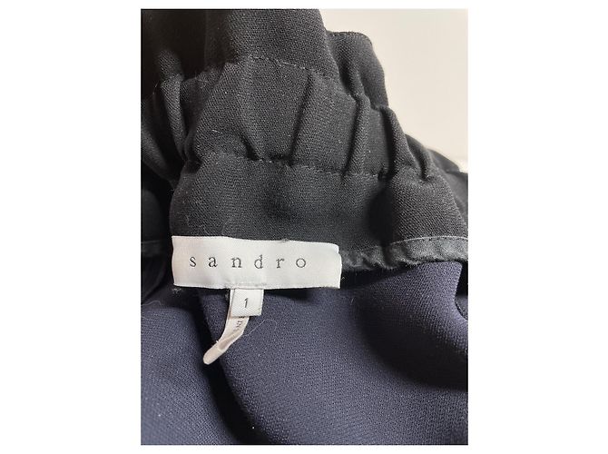 Gonna Sandro Nera Blu Navy Nero - vista 10