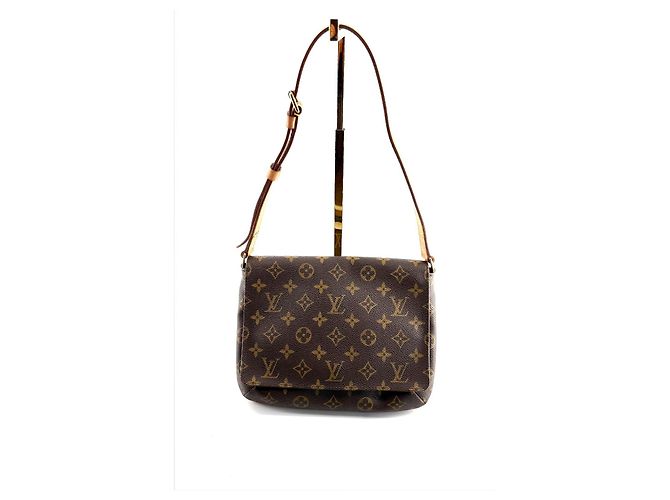Louis Vuitton Musette Tango Borsa a mano marrone in pelle - vista 2