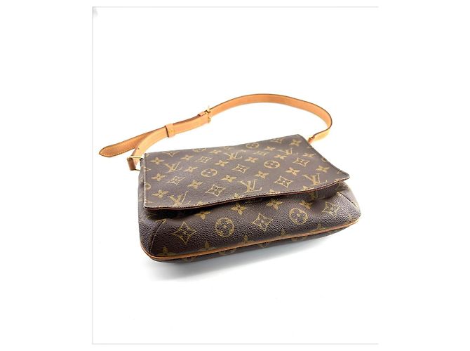 Louis Vuitton Musette Tango Borsa a mano marrone in pelle - vista 5