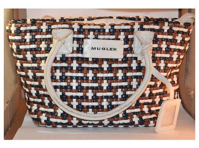 Thierry Mugler Handtasche mit Muster aus Kunstleder Mehrfarben - Ansicht 2