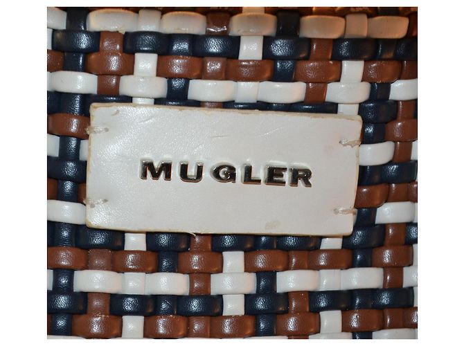 Thierry Mugler Handtasche mit Muster aus Kunstleder Mehrfarben - Ansicht 7