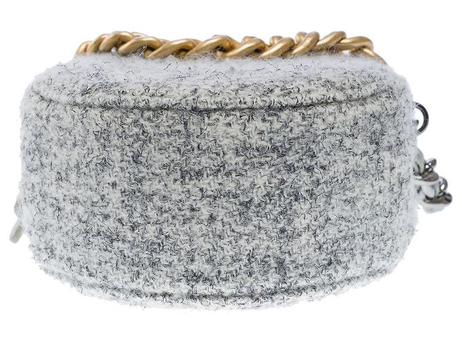 CHANEL Bag Chanel 19 in Grey Tweed - 102523 - view 11