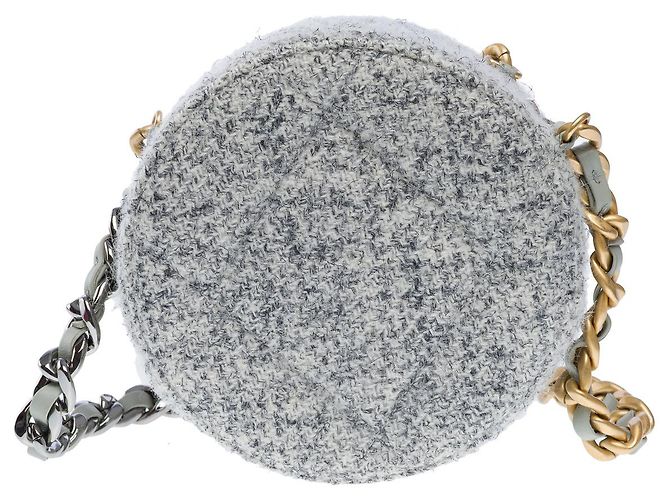 CHANEL Bag Chanel 19 in Grey Tweed - 102523 - view 4