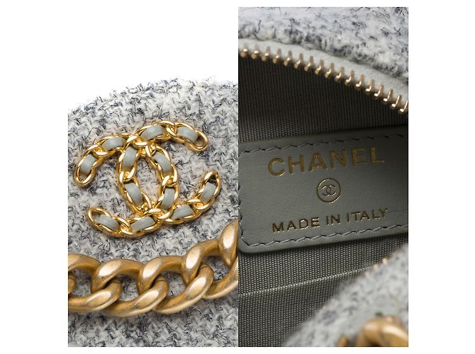 CHANEL Bag Chanel 19 in Grey Tweed - 102523 - view 7