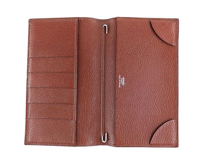 Hermès HERMES Piccole borse, portafogli e custodie T. Pelle Marrone - vista 5