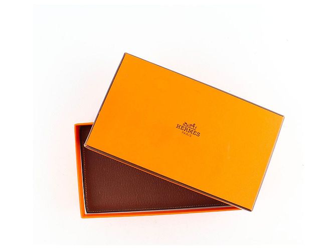 Hermès HERMES Piccole borse, portafogli e custodie T. Pelle Marrone - vista 6