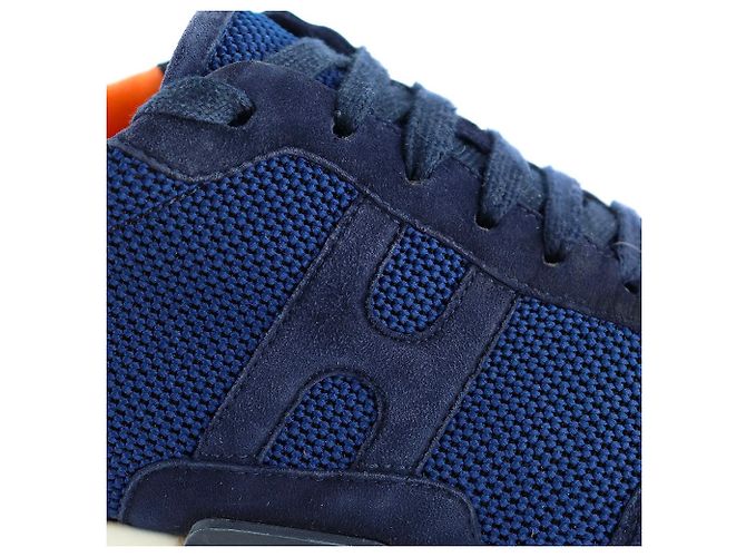 Hermès HERMES Trainer T.EU 41 Leder Marineblau - Ansicht 4