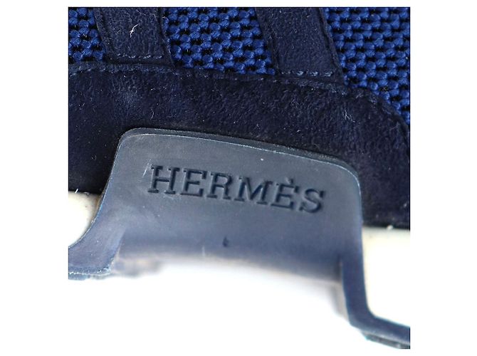 Hermès HERMES Trainer T.EU 41 Leder Marineblau - Ansicht 5