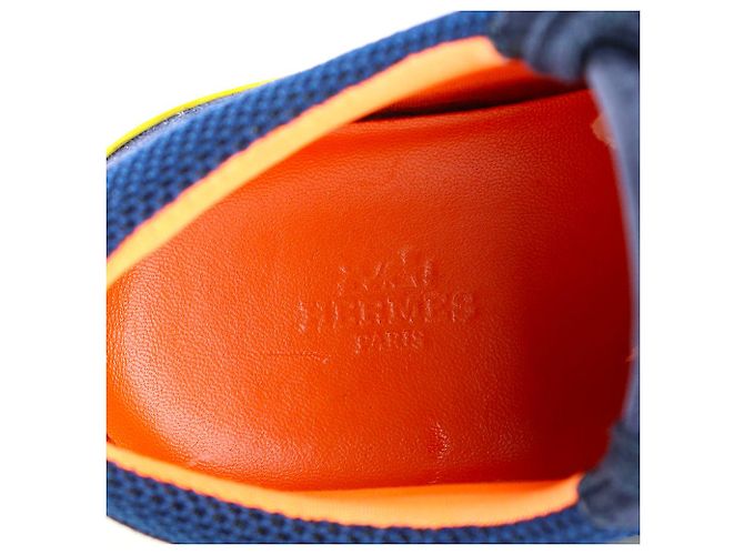 Hermès HERMES Trainer T.EU 41 Leder Marineblau - Ansicht 8