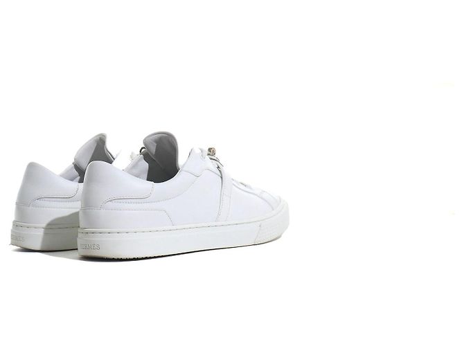 Kelly Hermès Tênis HERMES T.EU 39 Couro Branco - vista 3