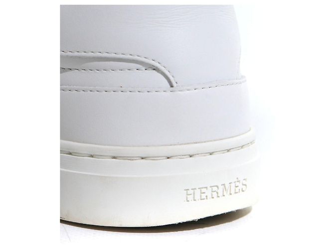 Kelly Hermès Tênis HERMES T.EU 39 Couro Branco - vista 5