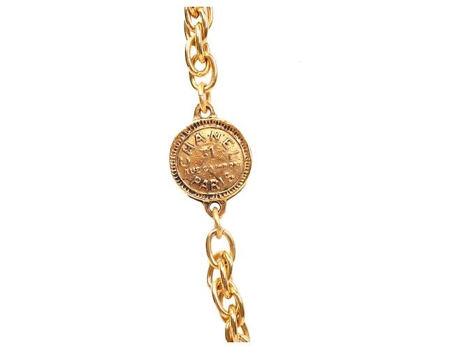 CHANEL - Collana Chanel 31 Rue Cambon in metallo dorato D'oro - vista 2