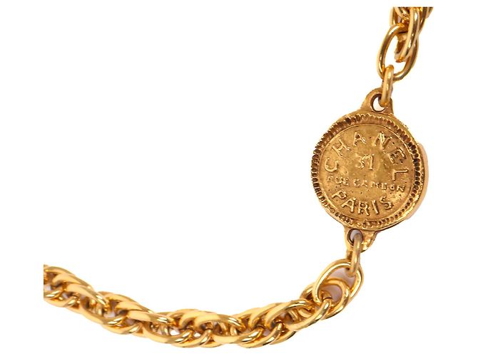 CHANEL - Collana Chanel 31 Rue Cambon in metallo dorato D'oro - vista 3