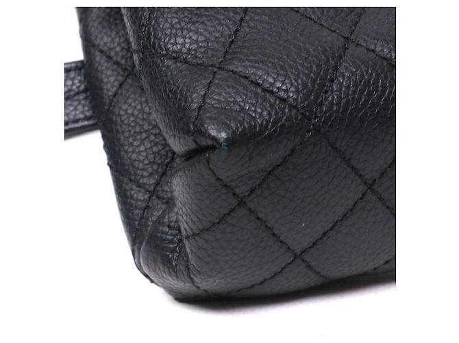 CHANEL - Borsa a cintura Chanel 2.55 in pelle nera grana Nero - vista 6