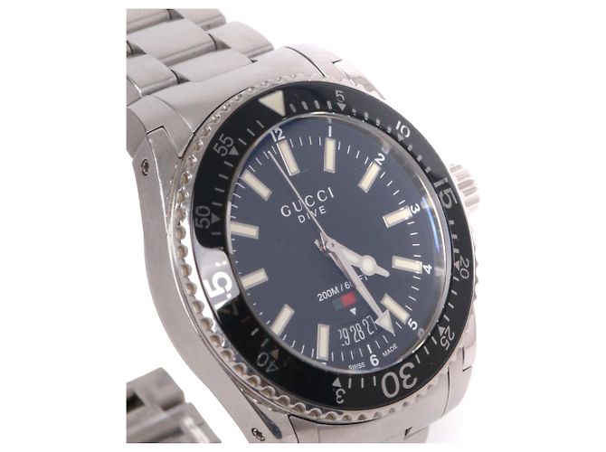 GUCCI - Gucci Dive 40mm Stahluhr Silber - Ansicht 3