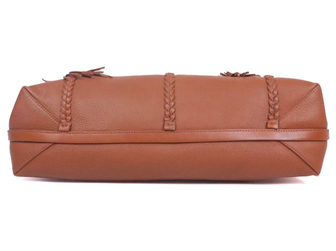 CHLOÉ - Borsa a spalla Chloé Penelope GM in pelle marrone grana - vista 4