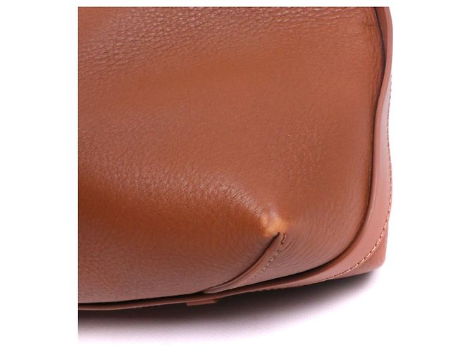 CHLOÉ - Borsa a spalla Chloé Penelope GM in pelle marrone grana - vista 5