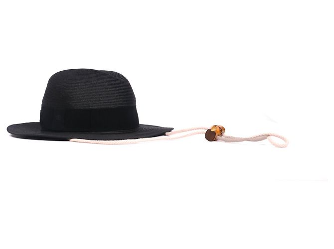 GUCCI - Schwarzer Strohhut von Gucci (L) - Ansicht 2