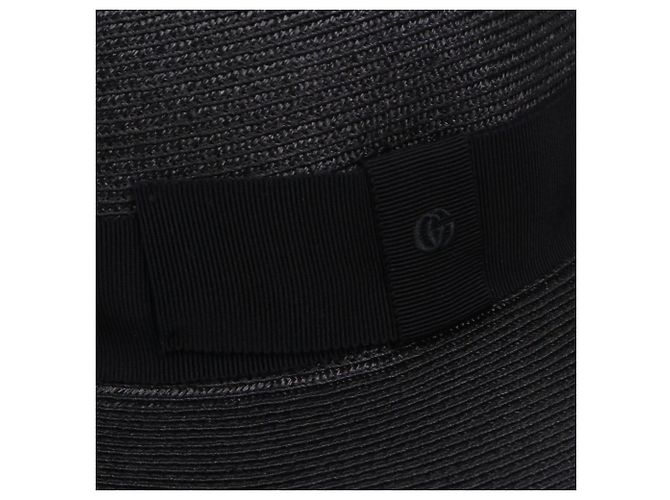 GUCCI - Schwarzer Strohhut von Gucci (L) - Ansicht 4