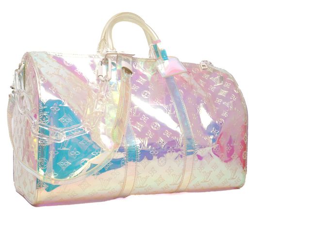 Keepall Borse LOUIS VUITTON T. Plastica Multicolore - vista 2