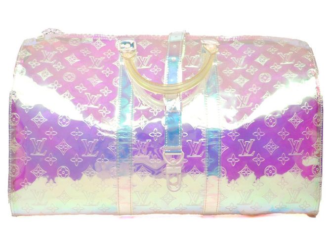 Keepall Borse LOUIS VUITTON T. Plastica Multicolore - vista 3