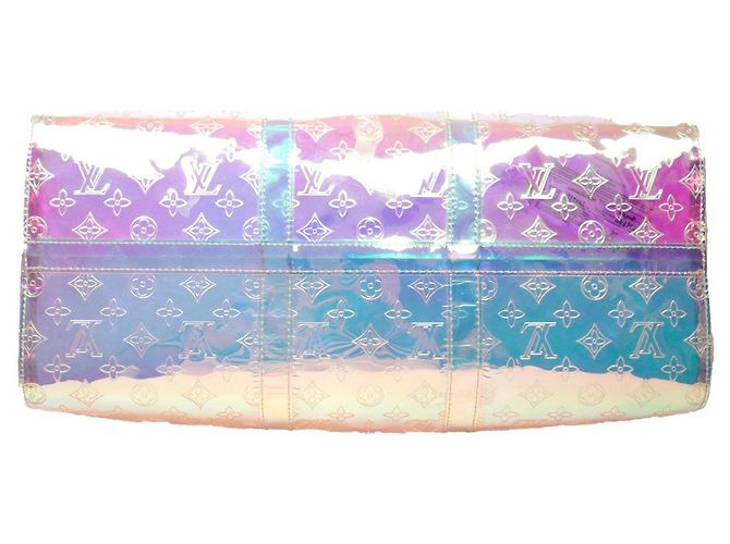 Keepall Borse LOUIS VUITTON T. Plastica Multicolore - vista 4