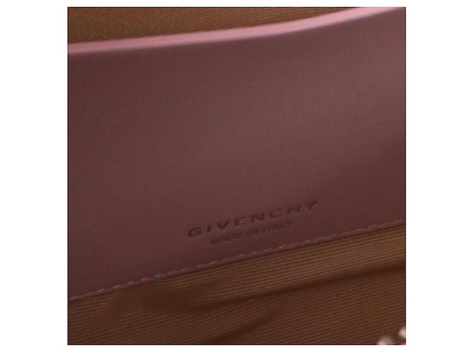 GIVENCHY - Bolsa de ombro Antigona XS em couro liso rosa claro - vista 7