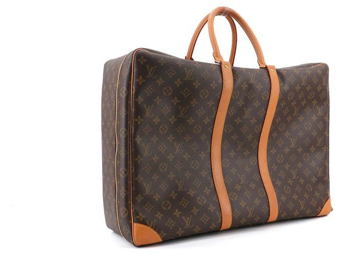 LOUIS VUITTON - Borsa da viaggio Louis Vuitton Sirius 55 in tela monogrammata Marrone - vista 2