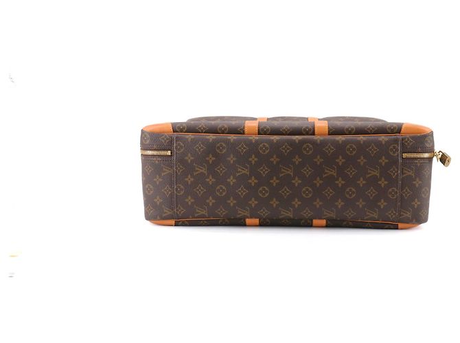 LOUIS VUITTON - Borsa da viaggio Louis Vuitton Sirius 55 in tela monogrammata Marrone - vista 4