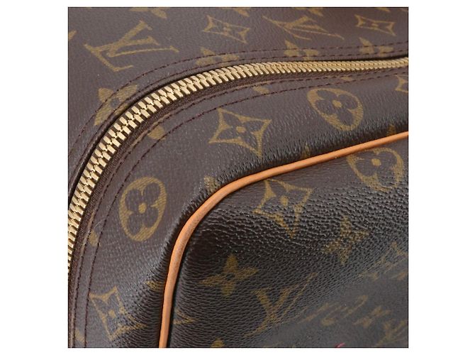 LOUIS VUITTON - Borsa da viaggio Louis Vuitton Sirius 55 in tela monogrammata Marrone - vista 6