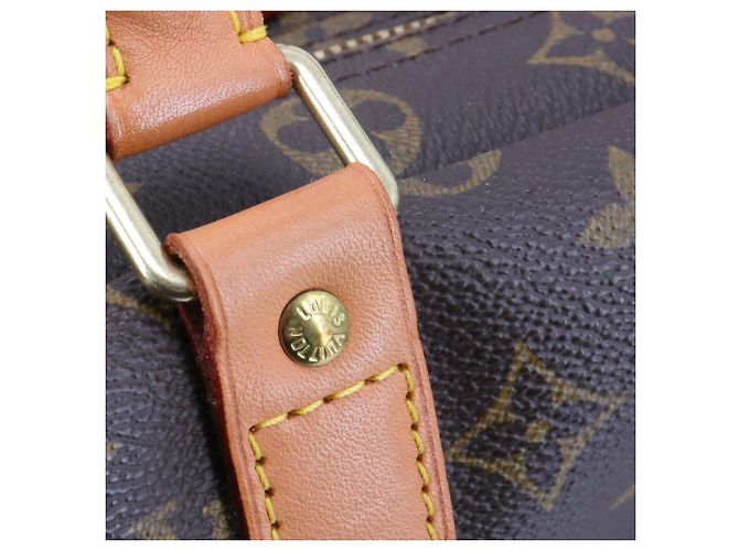 LOUIS VUITTON - Borsa da viaggio Louis Vuitton Sirius 55 in tela monogrammata Marrone - vista 7