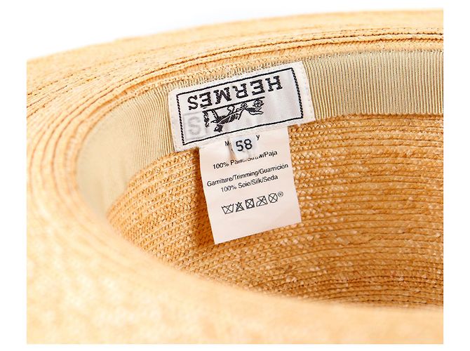 Hermès HERMES Hüte T.cm 58 Andere Beige - Ansicht 4