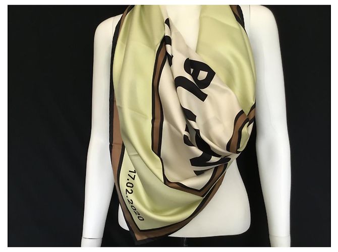 Sciarpa di seta multicolore Burberry 90cm x 90cm - vista 5