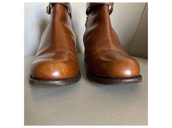 JM Weston Botas Jodhpur de cuero box marrón J.M. Weston Talla 5D Castaño - vista 15